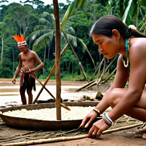 Home 14 **An anthropologist deeply immersed in observing an Amazonian tribe's rituals and daily life.** (Focus: Ethnographic research, immersion, cultural understanding).