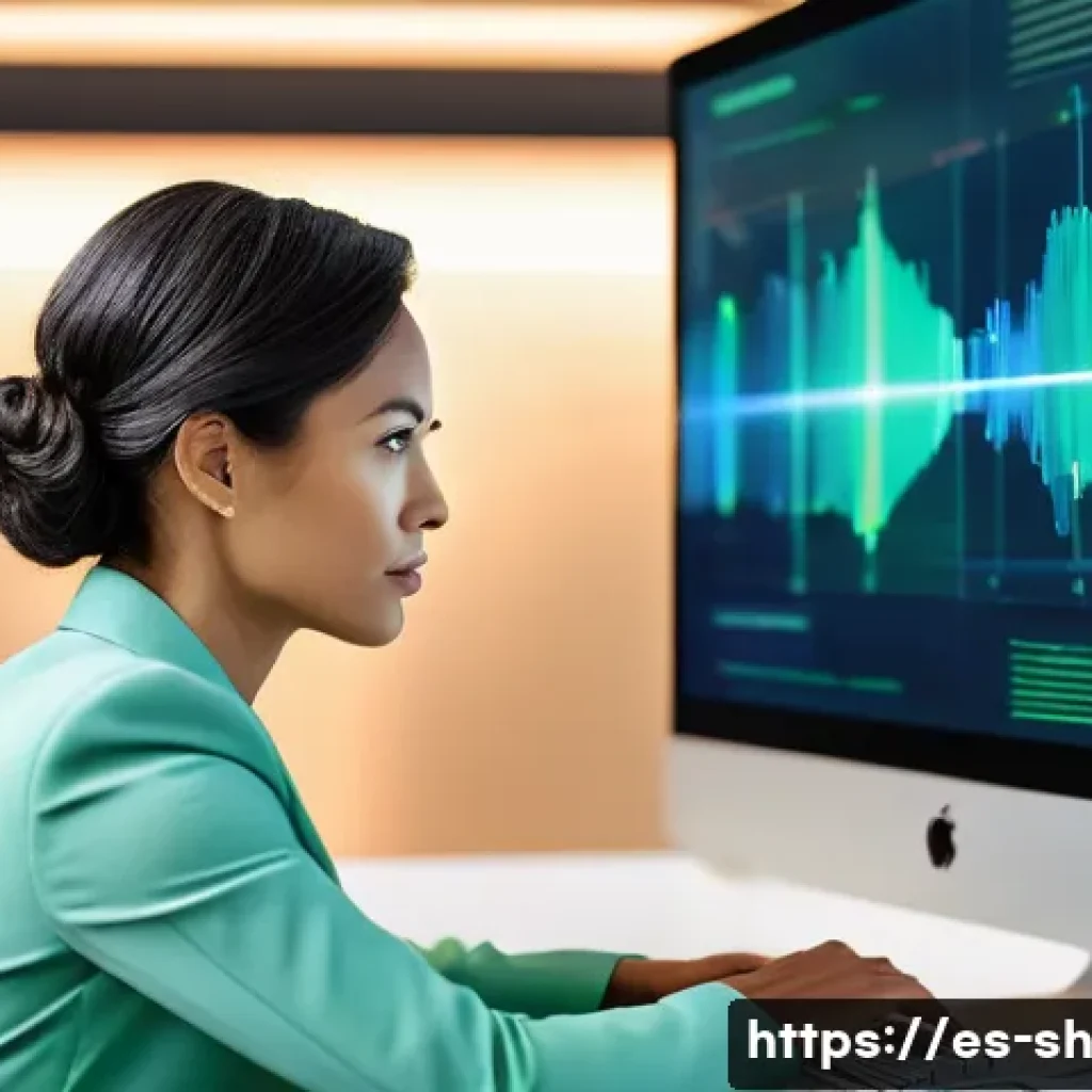 고객 피드백을 통한 지식 갭 발견 - **Prompt:** A focused, diverse business professional, a woman in her late 30s with short, stylish ha...